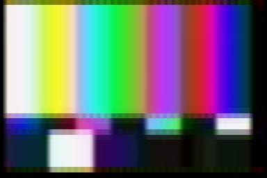 Figure 10: Test card with full I-Q filtering and C filtering